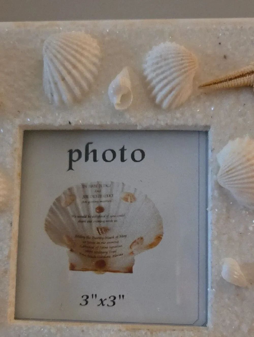 Ceramic Shell Photo Frame - Picture 5 of 11